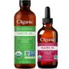 Cliganic Carrier Oils Duo: Organic Jojoba Oil and Organic Castor Oil view 1