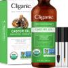 Cliganic Carrier Oils Duo: Organic Jojoba Oil and Organic Castor Oil view 3