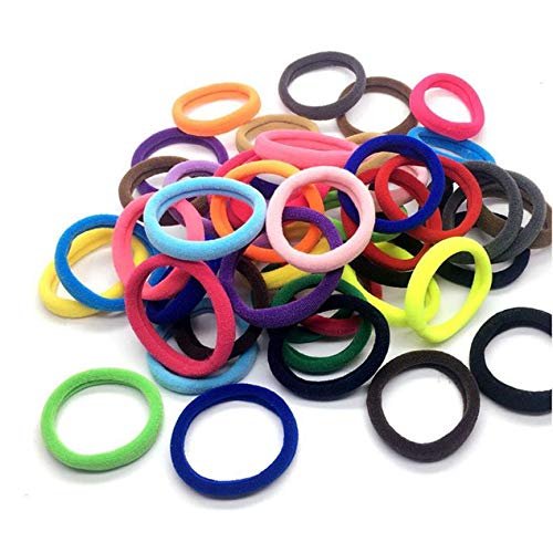 10Pcs Women Hair Band Ties Rope Ring Elastic Ponytail Holder