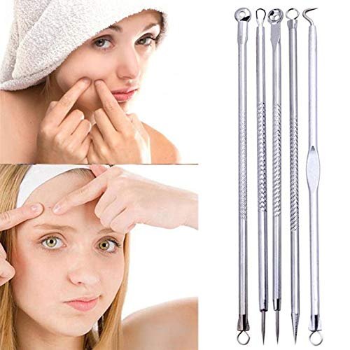 Blemish Acne Extractor Tool Set Stainless Steel Makeup Remover