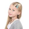 100Pcs Snap Hair Clips Candy Color Glossy 2 Inches No Slip Metal view 3