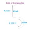 50 Pieces Hair Extensions Clips Stainless Steel Snap Clip for Wigs 9-teeth 32mm, 3pcs Weaving Thread, 6pcs Sewing Neeldes (Black) view 4