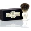 Geo. F. Trumper PB Range MEDIUM Shaving Brush with Best Badger Hair Simulated Ivory view 1