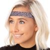 Hipsy Adjustable Non Slip Wide Bling Glitter Headbands for Women Girls & Teens 4-Pack (Silver/Black/Gold/Gunmetal 4pk) view 3