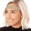 Hipsy Adjustable Non Slip Wide Bling Glitter Headbands for Women Girls & Teens 4-Pack (Silver/Black/Gold/Gunmetal 4pk) view 4