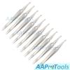 AAProTools 10 PCS Orthodontic Bracket Placer Self Holder Tweezers Reverse Action Tweezers (Long) view 2