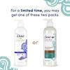 Dove Amplified Textures Shampoo, Conditioner, Leave-In Conditioner with Coconut Milk, Aloe, and Jojoba 3 Count for Coils, Curls and Waves and Moisture Amplifying Hair Care Blend 11.5 oz view 3