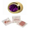 Beauty Relations Universal February Birthstone 3 pair surgical steel cartilage earring piercing stud view 1