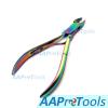 AAProTools Cuticle Pusher Remover with Nipper Colorful Stainless Steel Manicuring Nail Art Tool Set #4 view 2