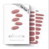ohora Semi Cured Gel Nail Strips (N Ash Pink) - Pink, Solid, Works with Any UV/LED Lamps, Salon-Quality, Long Lasting, Easy to Apply & Remove - Includes 2 Prep Pads, Nail File & Wooden Stick view 1
