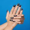 ohora Semi Cured Gel Nail Strips (N Onyx) - Dark, Solid, Works with Any UV/LED Lamps, Salon-Quality, Long Lasting, Easy to Apply & Remove - Includes 2 Prep Pads, Nail File & Wooden Stick view 2