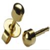 6 pair Universal mini gold 24 k balls for ear piercing stud hypo allergenic view 1