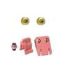 6 pair Universal mini gold 24 k balls for ear piercing stud hypo allergenic view 2