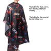 Barber Cape, Hair Capes Hair Cutting Cape Haircut Cape Cover Hair Styling Cape Adjustable Hairdressing Salon Capes Beard Apron for Stylists and Barbers 160x140cm(1#) view 2