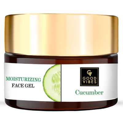 Good Vibes Cucumber Gel For Skin and Hair - 100 g - Hydrating and Soothing Formula for Dry Skin and Under Eye Puffiness
