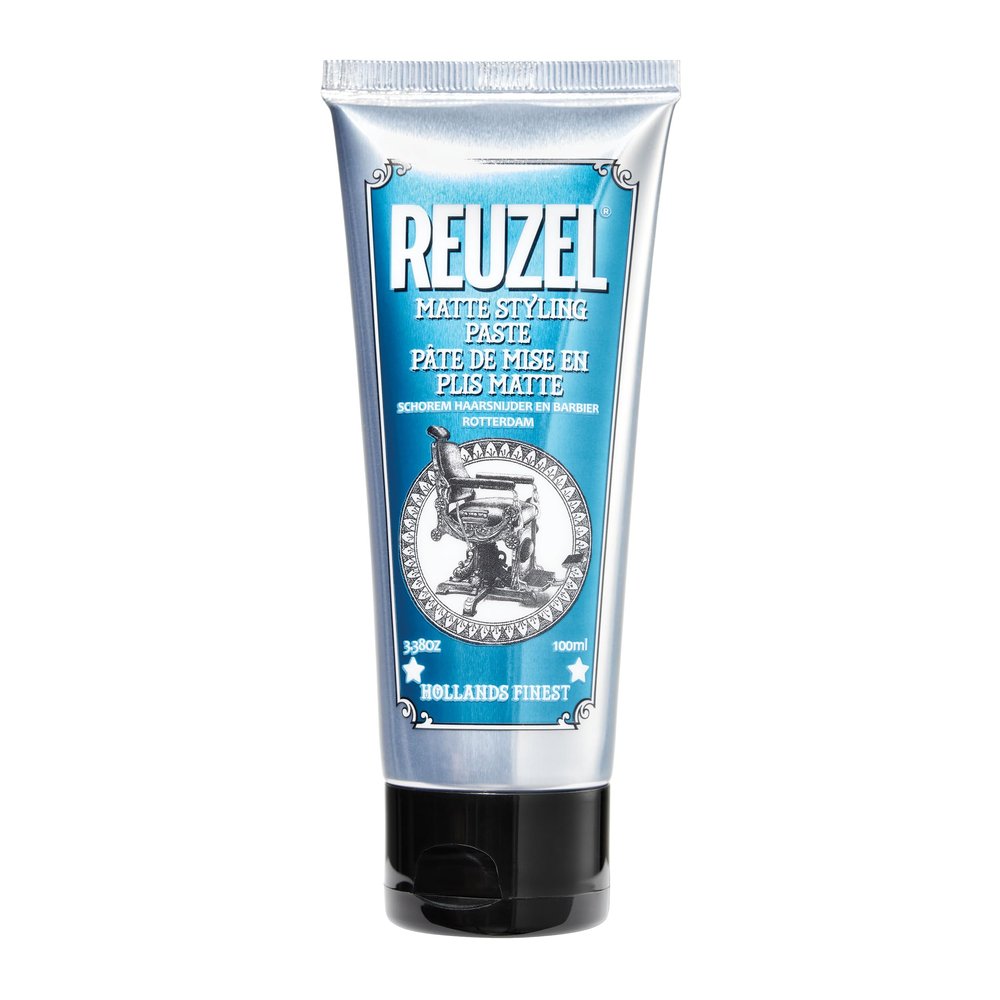 REUZEL Matte Styling Paste, Weightless, Pliable Medium All Day Hold, Adds Fullness and Texture, Matte Finish, Subtle Sugary Rum Scent, For All Hair Types, 3.38 oz