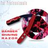Red Black Barber Staright Edge Salon Hair Cut Razor 100% Stainless Steel with 10 Blades by "FLAME STAR" view 2