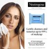 Neutrogena Day & Night Facial Cleansing Wipes, Makeup Remover Face Cleansing Towelettes & Night Calming Facial Cloths, 100% Plant Based Fibers Wipe Away Dirt & Oil, (3 Packs of 25) view 2