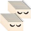18 Pieces Eyelash Cosmetic Bags Canvas Lash Makeup Bag Travel Make up Pouches Toiletry Bag with Zipper for Women and girls (S, Beige) view 1