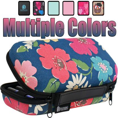 20 Bottle Essential Oil Carrying Case Premium Hard Shell Protection for up to 20 Bottles  Perfect for Roller and Standard Bottles 5ml to 10ml  Great for Travel (Vintage Floral)