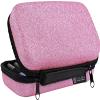 20 Bottle Essential Oil Carrying Case Premium Hard Shell Protection for up to 20 Bottles  Perfect for Roller and Standard Bottles 5ml to 10ml  Great for Travel (Pink Glitter) view 1