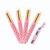 10 Pcs Cute Pink Lash Cleanser Brushes Lash Shampoo Brushes for Eyelash Extensions Cosmetic Brushes Peel Off Blackhead Brush Remover Tool Nose Cleaning Washing Brush view 2
