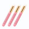 10 Pcs Cute Pink Lash Cleanser Brushes Lash Shampoo Brushes for Eyelash Extensions Cosmetic Brushes Peel Off Blackhead Brush Remover Tool Nose Cleaning Washing Brush view 4