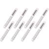 10 Pcs Cute White Lash Cleanser Brushes Lash Shampoo Brushes for Eyelash Extensions Cosmetic Brushes Peel Off Blackhead Brush Remover Tool Nose Cleaning Washing Brush view 2