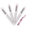 10 Pcs Cute White Lash Cleanser Brushes Lash Shampoo Brushes for Eyelash Extensions Cosmetic Brushes Peel Off Blackhead Brush Remover Tool Nose Cleaning Washing Brush view 4