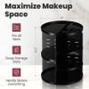 360 Rotating Makeup Organizer - Adjustable Shelf Height and Fully Rotatable. The Perfect Cosmetic Organizer for Bedroom Dresser or Vanity Countertop. (Black) view 2