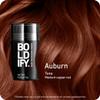 BOLDIFY Hair Fibers (12g) - Fill In Thinning and Fine Hair for an Instantly Fuller, Thicker Look - 14 Shades for Women & Men - Auburn view 2