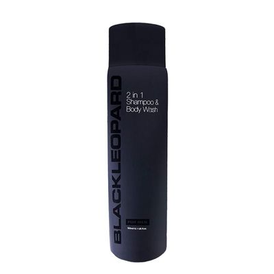 Black Leopard 2 in 1 Shampoo and Body Wash - Men's Body Wash and Shampoo - Invigorating Body Wash and Shampoo for Men (10.1 fl. oz.)