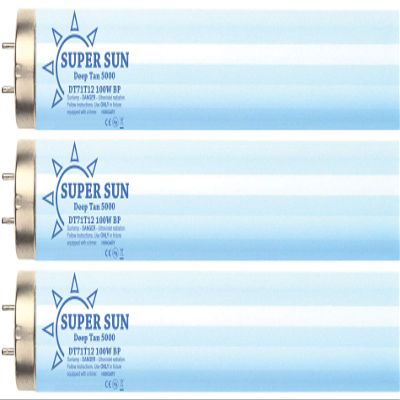 Super Sun Deep Tan 5000 F71T12 100W Bipin Tanning Lamps (8)