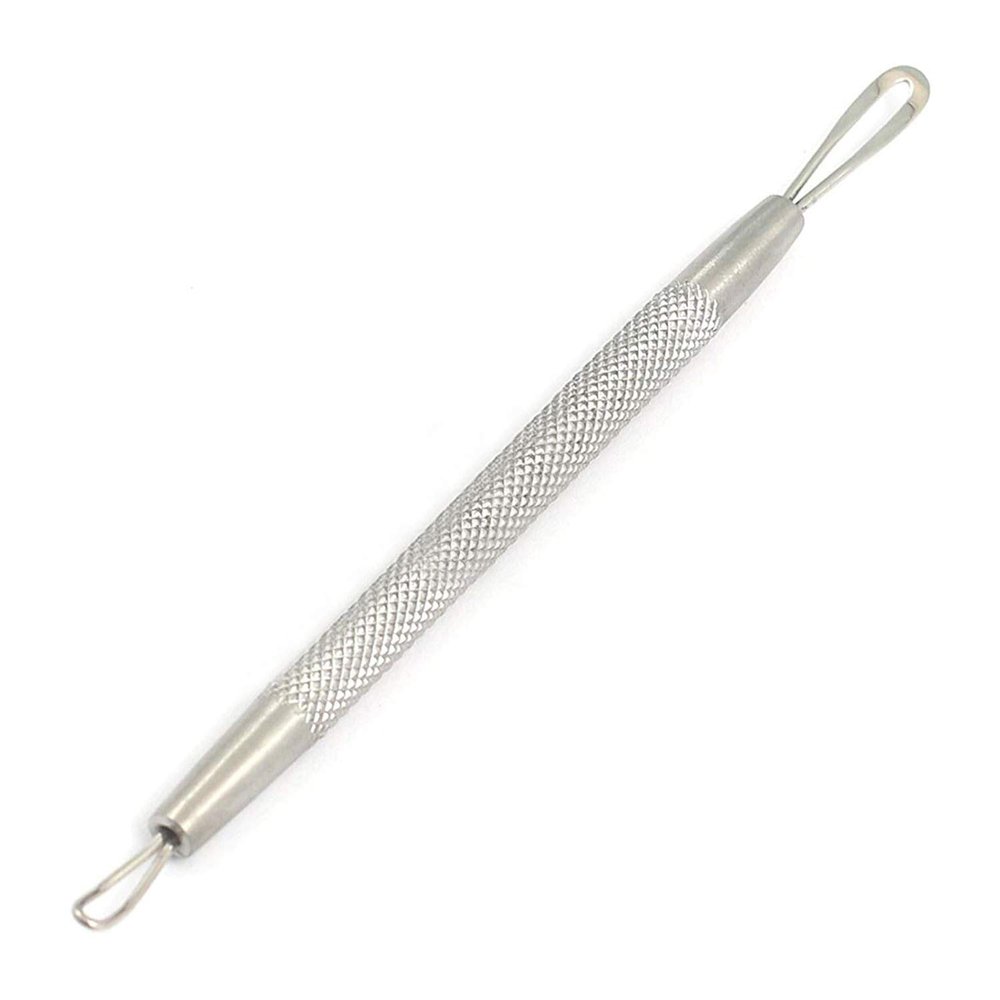 AAProTools Professional Blackhead Remover Blemish Extractor - Pimple Comedone Remover 2-In-1 Stainless Steel Pimple Popper -