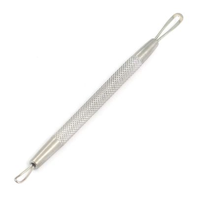 AAProTools Premium Blackhead Whitehead Acne Extractor Remover - Zit/Pimple Popper  Beauty Care Tool  Sanitary Comedone Removal - Classic Stainless Steel