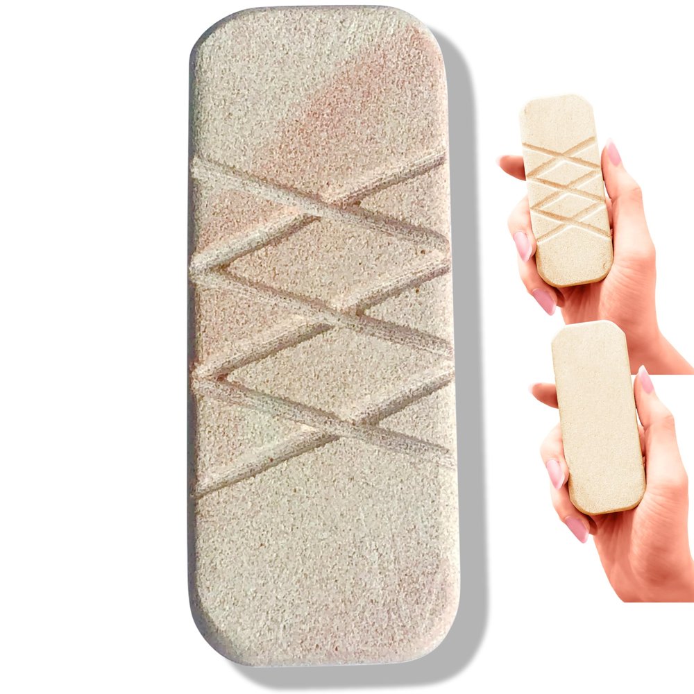 GET EVEN LEG SCRUB: 2-Sided Strawberry Legs Treatment, Ingrown Hair Exfoliator, Dead Skin Scrubber & Exfoliating Body & Foot Scrub For Dry Skin and KP | Glowstone