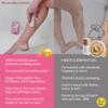 GET EVEN LEG SCRUB: 2-Sided Strawberry Legs Treatment, Ingrown Hair Exfoliator, Dead Skin Scrubber & Exfoliating Body & Foot Scrub For Dry Skin and KP | Glowstone view 3