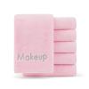 Arkwright Makeup Towels - Pack of 6 - Ultra Soft & Gentle Microfiber Coral Fleece Washcloth Face Make Up Remover, Reusuable Eraser Cloth Essentials for Hosts & Artists, 13 x 13 in, Pink view 1