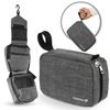 Fosmon Hanging Travel Toiletry Bag, Compact Toiletries Organizer, Cosmetic Makeup Portable Bag, Shower Bathroom Shaving kit, Hygiene Water-Resistant Carrying Travel Accessories for Men and Women view 1