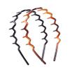 2pcs Fashion Hair Hoop Headbands Wavy Tooth Hairband Styling Clips Active Men Barrettes for Girls Bands Stretch Man Sharks Tooth Comb Rhinestone Headpiece Ties view 4