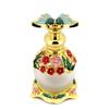Suoirblss 0.5oz Boho Chic Decor Creative Perfume Bottle Metal and Glass Perfume Bottle Refillable Empty Aromatherapy Essential Oil Bottle (Green Butterfly) view 1