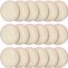 18 Packs Exfoliating Loofah Sponge Pads Mini Facial Body Bath Shower Loofah Sponge Pad Natural Exfoliating Scrubber Brush for Women Men view 1