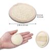 18 Packs Exfoliating Loofah Sponge Pads Mini Facial Body Bath Shower Loofah Sponge Pad Natural Exfoliating Scrubber Brush for Women Men view 2