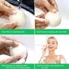 18 Packs Exfoliating Loofah Sponge Pads Mini Facial Body Bath Shower Loofah Sponge Pad Natural Exfoliating Scrubber Brush for Women Men view 3