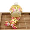 Suoirblss 0.5oz Boho Chic Decor Creative Perfume Bottle Metal and Glass Perfume Bottle Refillable Empty Aromatherapy Essential Oil Bottle (Pink Dragonfly) view 3