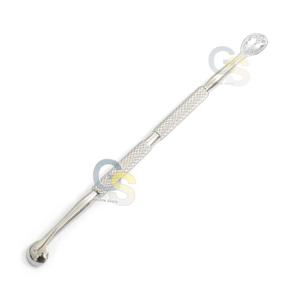 Blackhead Remover Comedone Extractor Tool - Multiple Hole Spoon Whitehead Blemish Acne Removal -, Facial, Pimple, German Grade Stainless Steel - by G.S Online Store