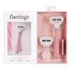 Flamingo Womens 5-blade Razor with Replacement Blade Cartridge - Desert Rose view 1