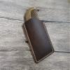 Sandalwood Beard Comb,Personalized Comb,Engraved comb,Custom Beard Comb,Hair Comb,Comb with Leather Case,Wooden Beard Comb view 3