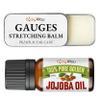 BodyJ4You Piercing Aftercare Kit - Ear Stretching Balm - 100% USDA Organic Jojoba Oil - Stretched Ear Gauges Tragus Nose Septum Lip Navel - Soothe Moisturize Skin Recovery Pure Natural Vegan Solution view 1