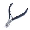 Precise Canada Professional Cuticle Nipper & Trimmer, 1/2 Jaw Single Spring,black Color Coted Stainless Steel view 2